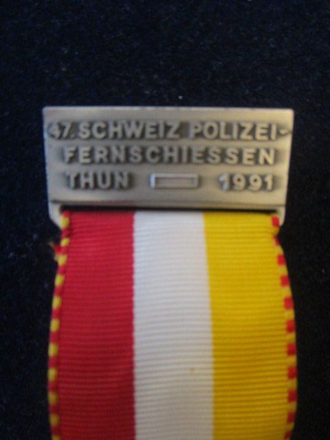 Medaglie: 47. Schweizerisches Polizeifernschiessen 1991 Thun – Usato da Luzern venduto da Horoskop1 2