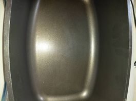 Bratform /Bräter Auflaufform mit Deckel, Schwarz