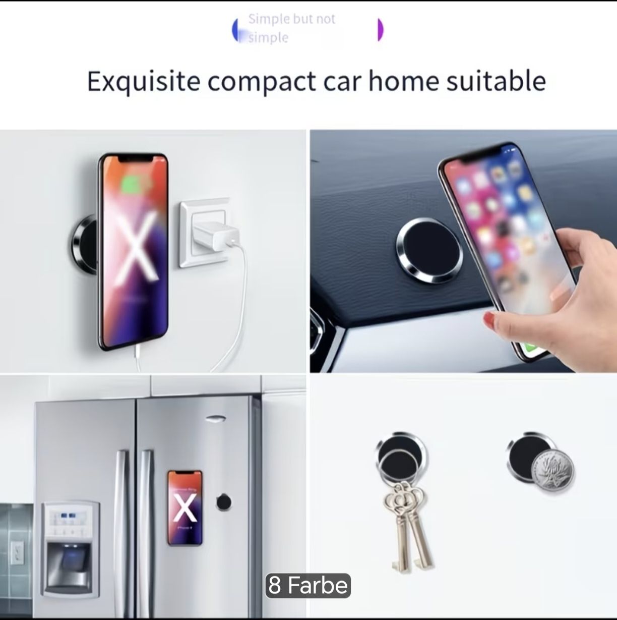 Altro in Decorazioni & Accessori: Support téléphone magnétique universel pour auto. – Nuovo e nell'imballaggio originale da Herisau venduto da kn_ir