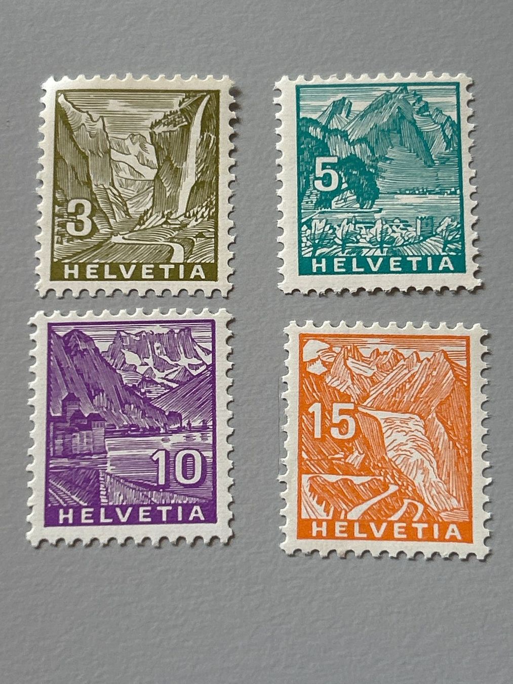 Tutti i francobolli: Briefmarke - Schweiz - von 1936 - postfrisch – Nuovo (secondo la descrizione) da Villnachern venduto da RicardoMary