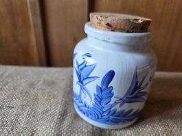 Ton Stein Senftopf Topf Gefäss mit Korken 10cm