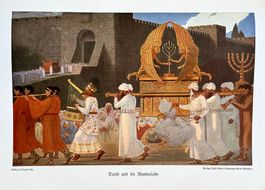 2 antike Bibeln bald 100 jährig tolle Illustrationen Art Dec