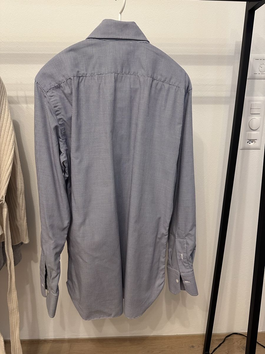 Camicie: Cotton Shirt Blue Checkered Pattern – Nuovo (secondo la descrizione) da Rüschlikon venduto da juz_2t2j 5