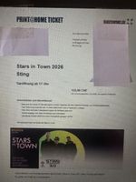 2 Sting Tickets Stars in Town Schaffhausen 29.7.26