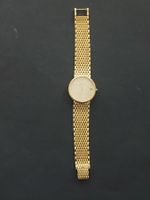 Damen-Gelbgolduhr 18K, Vintage, Bucherer, mit Datum