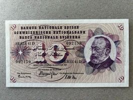 10-Franken-Note von 1965