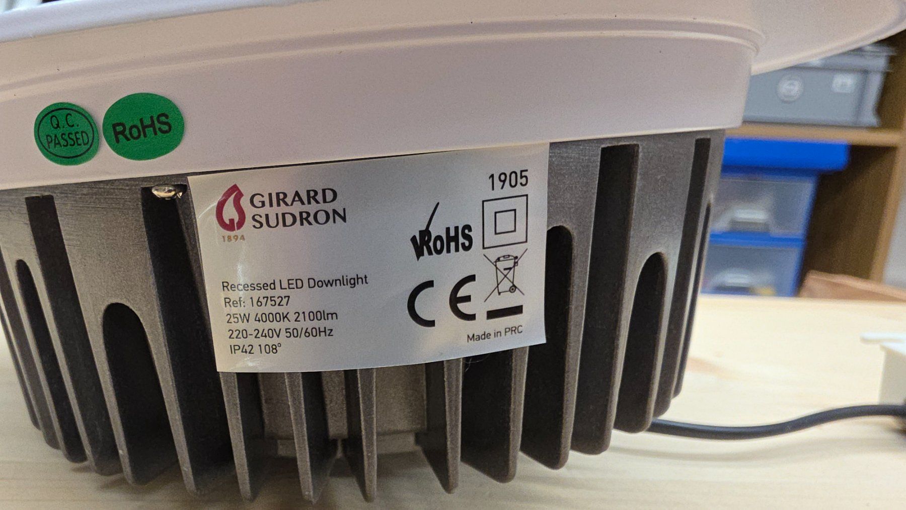 Lampadari & plafoniere: 1Stk. Led Downlight 25Watt, Lochdurchmesser 20-21,5cm – Usato da Münsingen venduto da wsx1 2