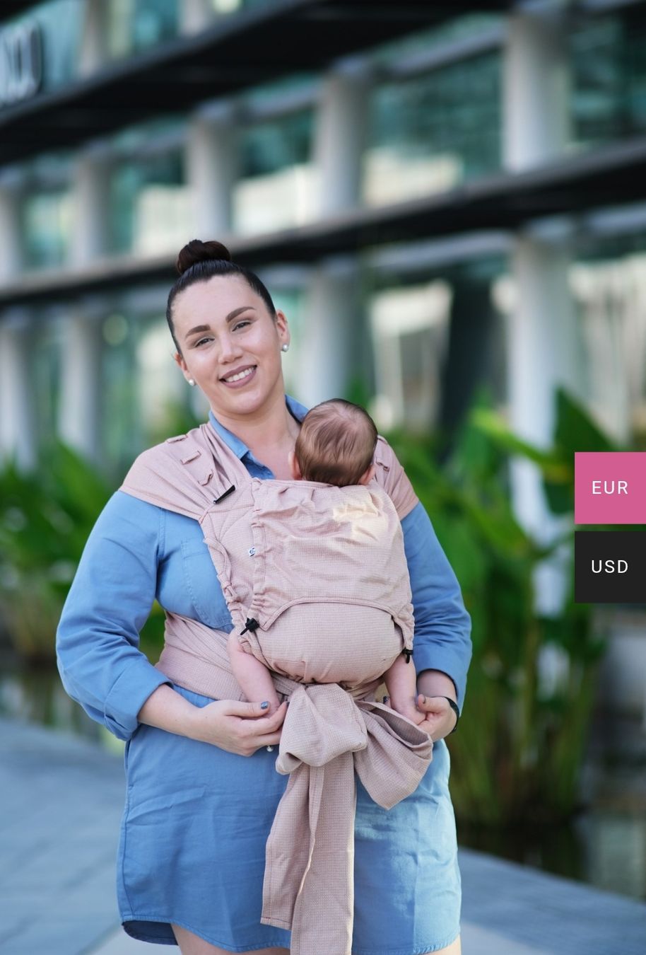 Marsupi portabebè: Original Neko Tai Baby Size Sling – Usato da Hermiswil venduto da Volvorine