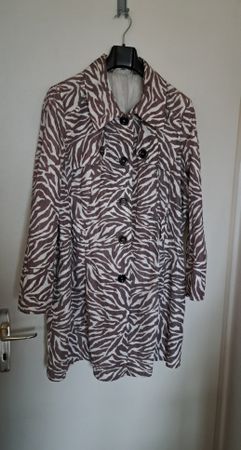 Manteau de pluie zébré original, Taille 48, très peu porté.