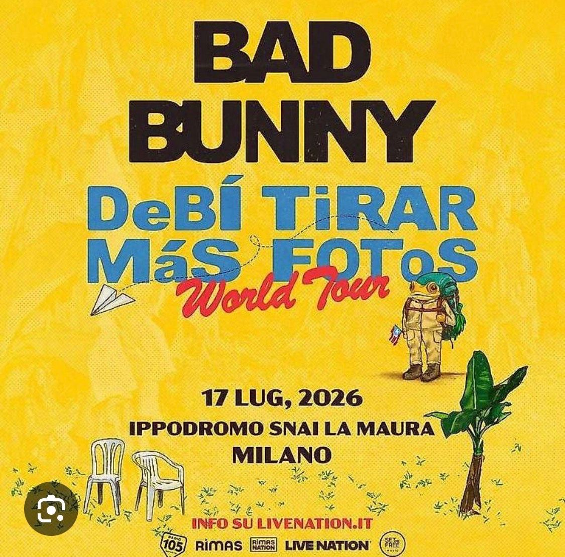 Tickets: Bad Bunny concert - Milan- 17.07.26 – Neu (gemäss Beschreibung) aus Bigorio von zue_9vcv
