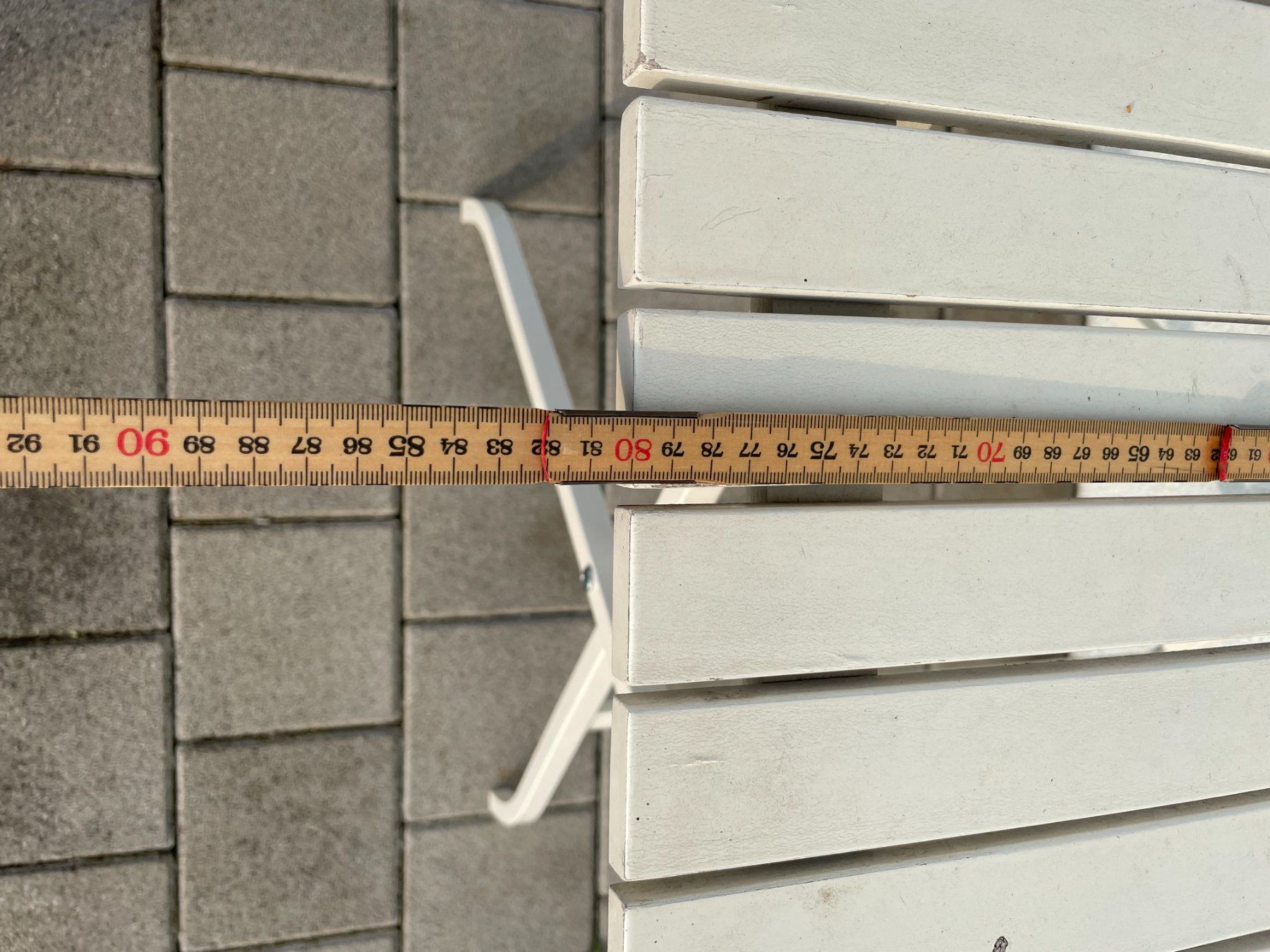 Ikea Set di tavolo e panche: Gartentisch mit 2 Stühlen Weiss von Ikea – Usato da Bassersdorf venduto da Evilein5374 6