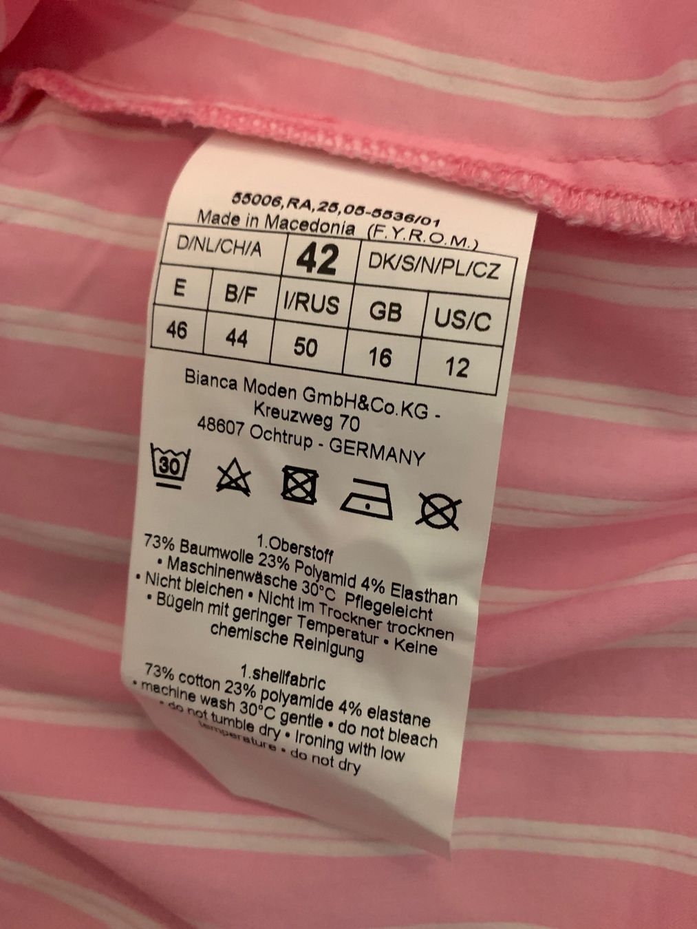 Camicette: Neue Bluse von Bianca 40 und42 grosse – Nuovo e nell'imballaggio originale da Lausen venduto da tiguan07 4