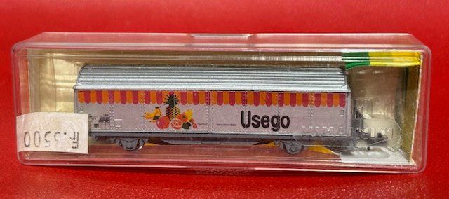 Modellini di ferrovie: Güterwagen USEGO, Modelleisenbahn, Spur N – Usato da Zürich venduto da 2bis 1