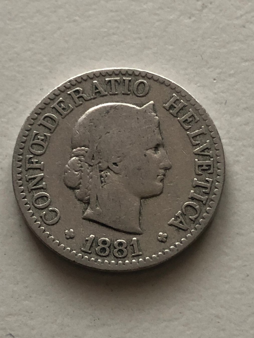 Tutti le monete: 10 Rp. 1881 – Usato da Schötz venduto da Odpa