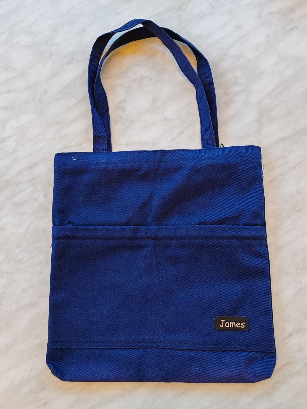 Borse: Handbemalte stabile Baumwoll Tasche mit Mandala – Usato da Abtwil SG venduto da IndianaJon 1