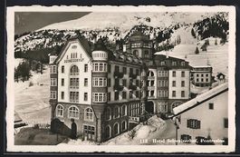 Pontresina, Hotel Schweizerhof im Schnee