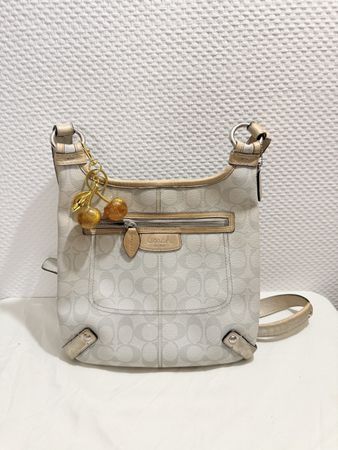 Coach Crossbody Bag Beige  