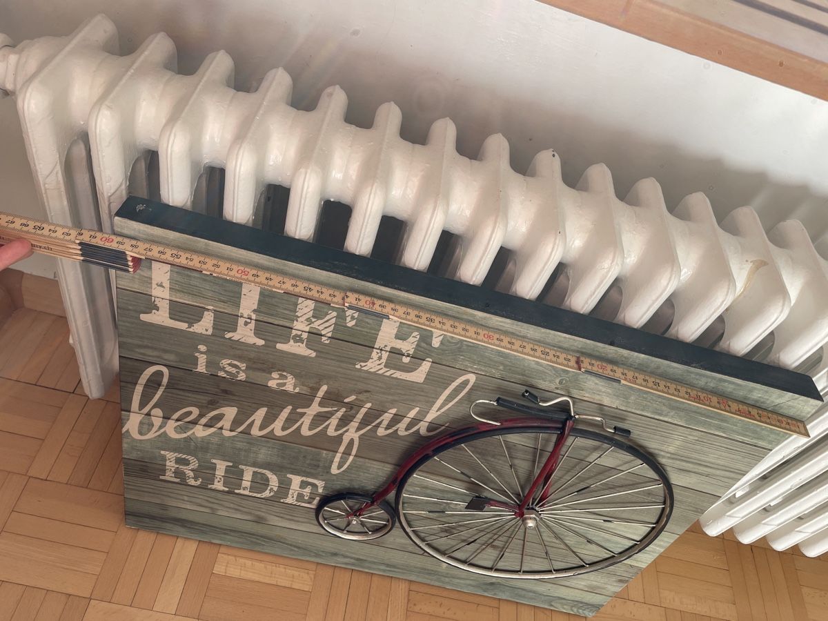 Foto & Immagini: Wandbild "Life is a beautiful Ride" – Usato da Basel venduto da pilzliii 2