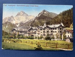 Alte Ansichtskarte Ampezzotal Croda Rossa, Dolomiten Belluno