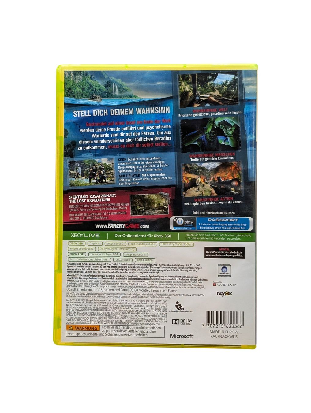 Microsoft Giochi: Far Cry 3 Xbox 360 Limited Edition – Usato da Domat/Ems venduto da IsseldorsShop 1