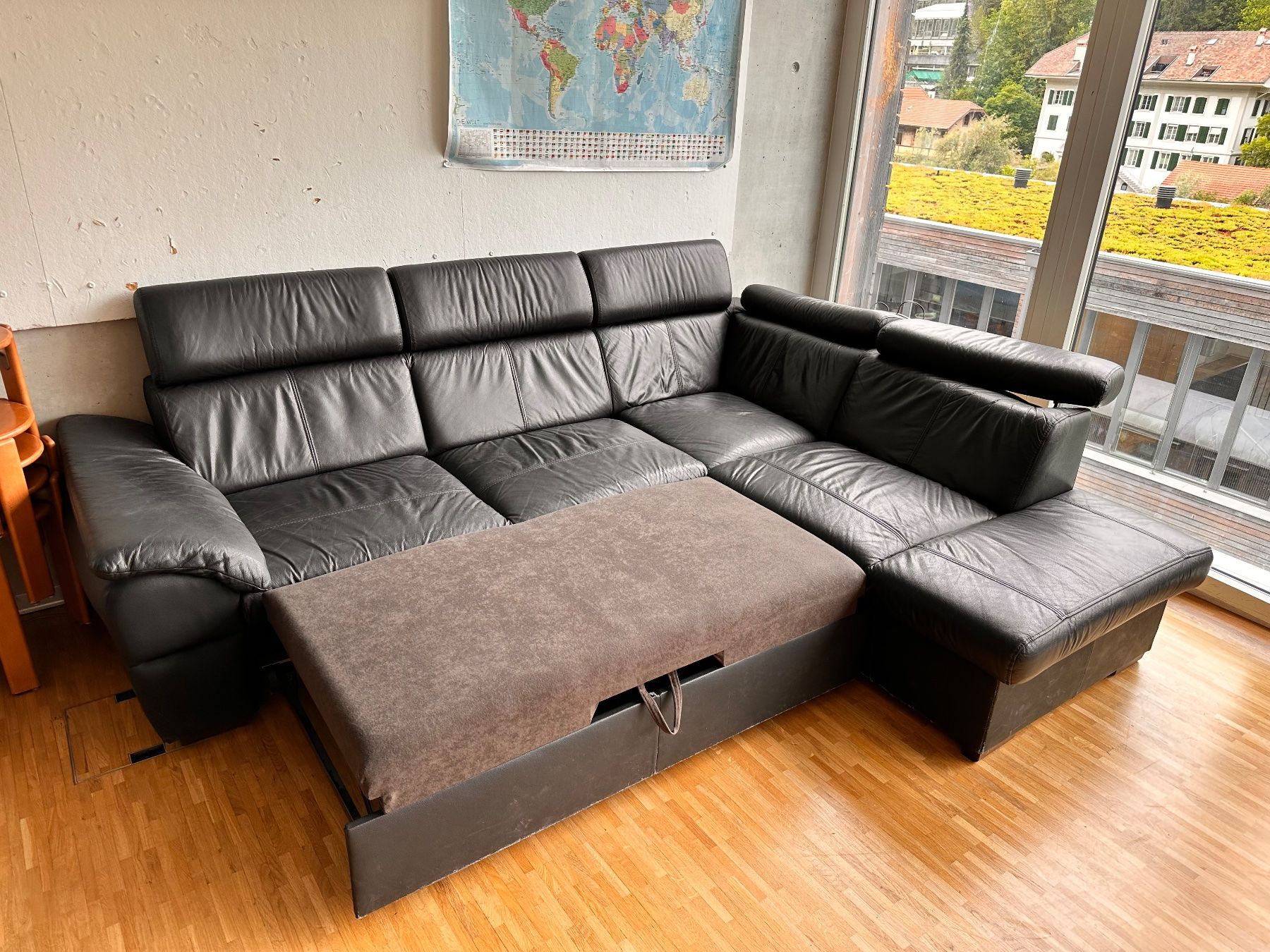 Sofas: Leder Ecksofa, gebraucht – Gebraucht aus Bern von johnny_left 5