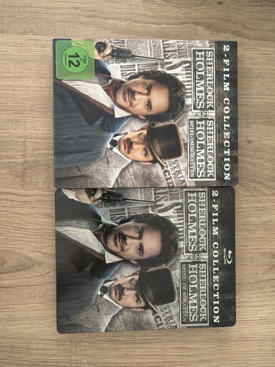 Tutti i DVDs: Sherlock Holmes 1&2 BluRay Steelbook – Usato da Hagendorn venduto da masterchieff