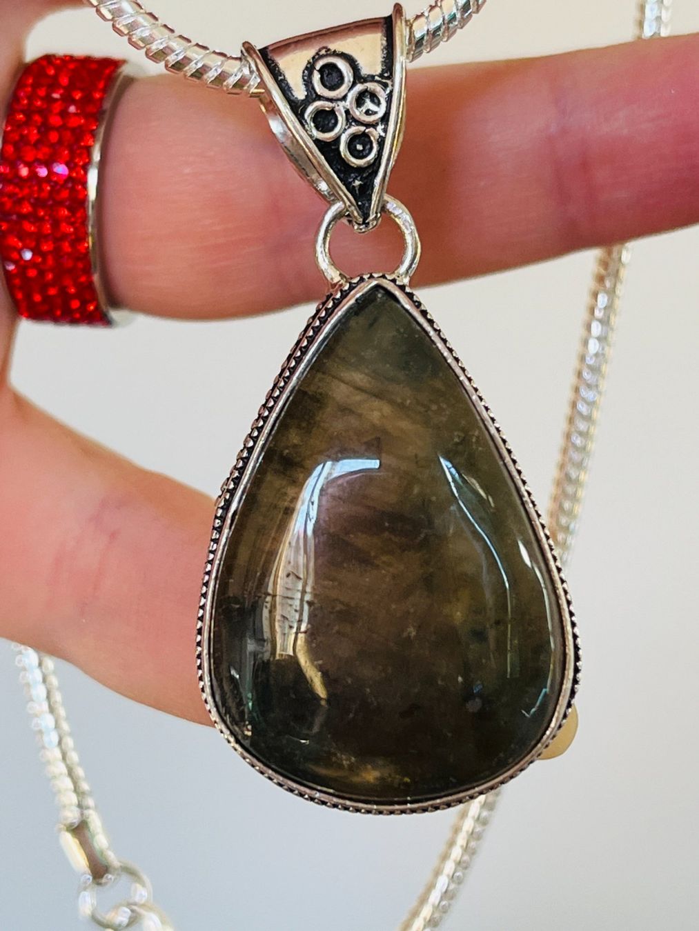 Ketten: Labradorite Gemstone HandmadeJewelry – Neu und originalverpackt aus Genève von AGBERG 4
