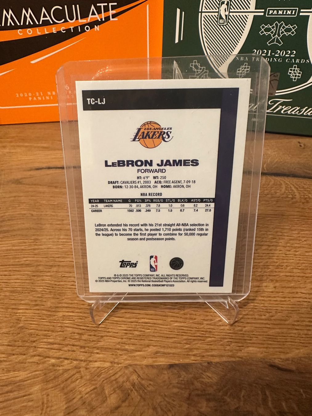 Nba Carte collezionabili: LeBron James topps chrome 45 ans – Usato da Vullierens venduto da Gaara04 1