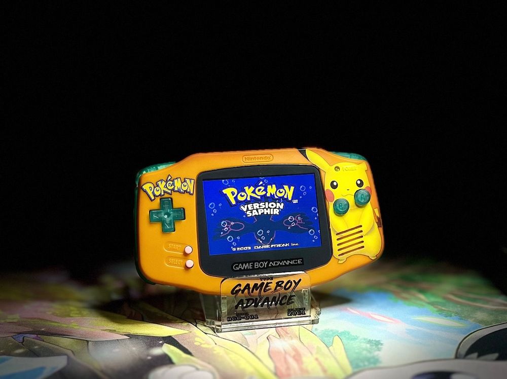 Es- Phonecaseonline Gameboy Advance Pikachu Klare Orange Neu
