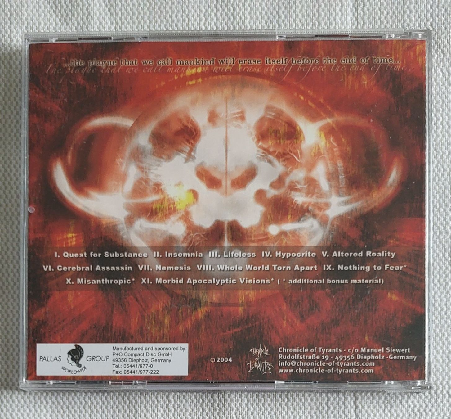 CD: Chronicle of the tyrants – Usato da Villars-sur-glane venduto da Epsilonhike 1