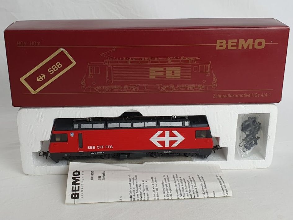Bemo Modelleisenbahnen: Bemo 1262/402 SBB HGe 4/4 "Hergiswil" analog, OVP – Neu (gemäss Beschreibung) aus Seon von voAllBah 6