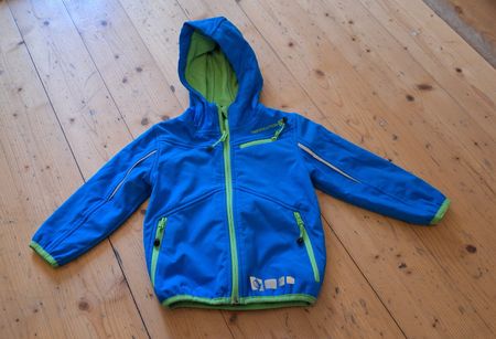 Softshelljacke blau Grösse 92 