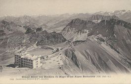 Alte Ansichtskarte Grand Hotel Rochers de Naye, top!
