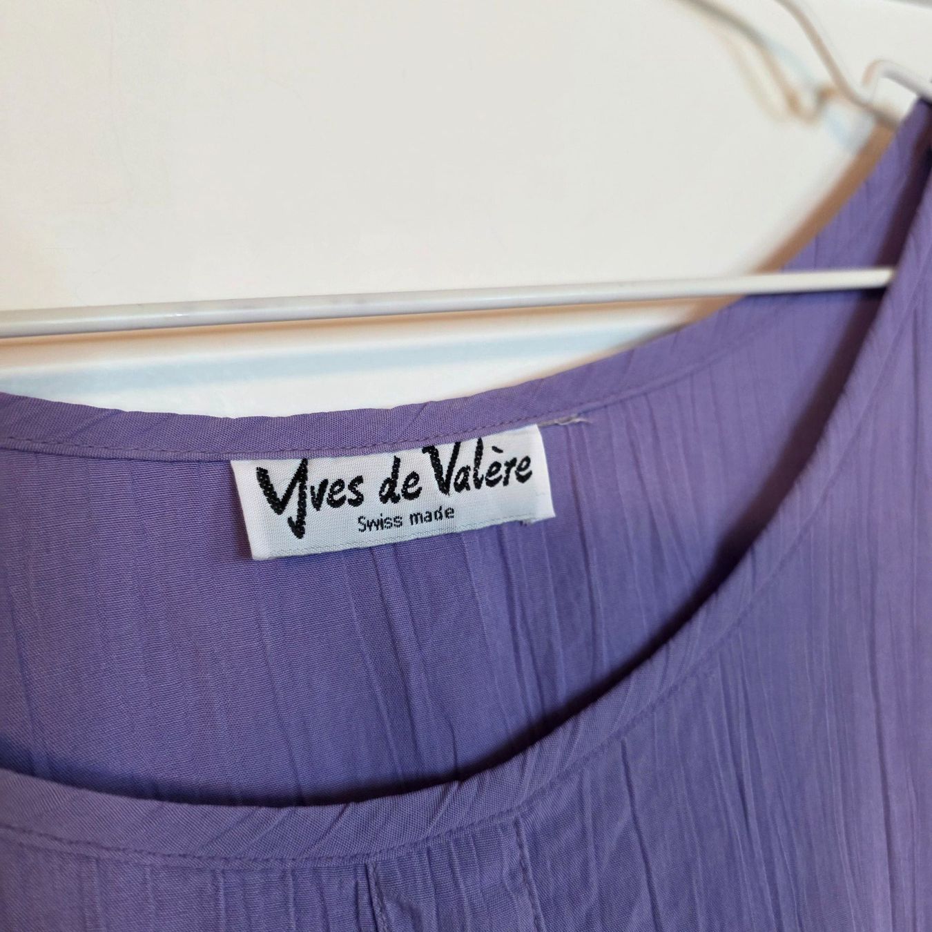 Camicette: Lila Bluse L Yves de Valère Viskose – Usato da Wald ZH venduto da CapLux 5