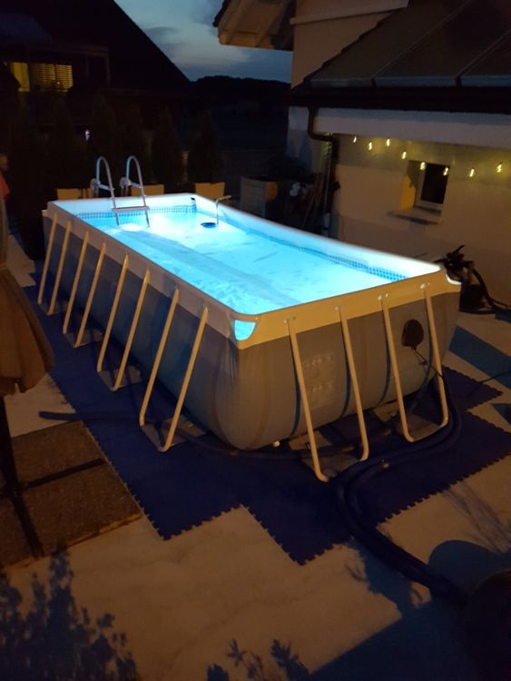 Komp. Pool 4x2m mit Wasseraufbereitung und viel Zubehör (Gebraucht) in ...