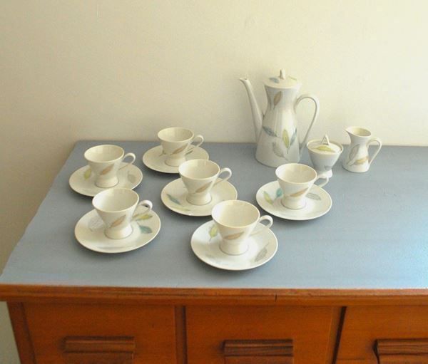 Set di piatti: Moccaservice 50er, Manufaktur Rosenthal – Usato da Winterthur venduto da Trouvailles-77 2
