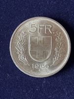 5 Franken Münze 1966 Silber