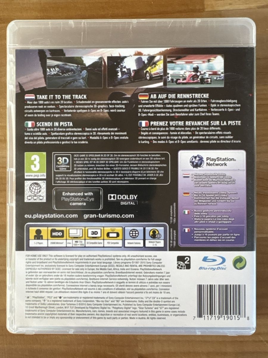 Jeux: PS3 Game / Gran Turismo 5 – D'occasion à Rümlang par resale35 1