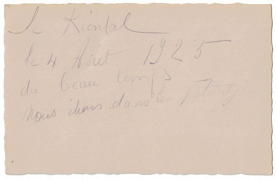 Cartoline postali: Kiental, datiert 1925, ohne AK-Einteilung hinten – Usato da Frauenfeld venduto da POML 1