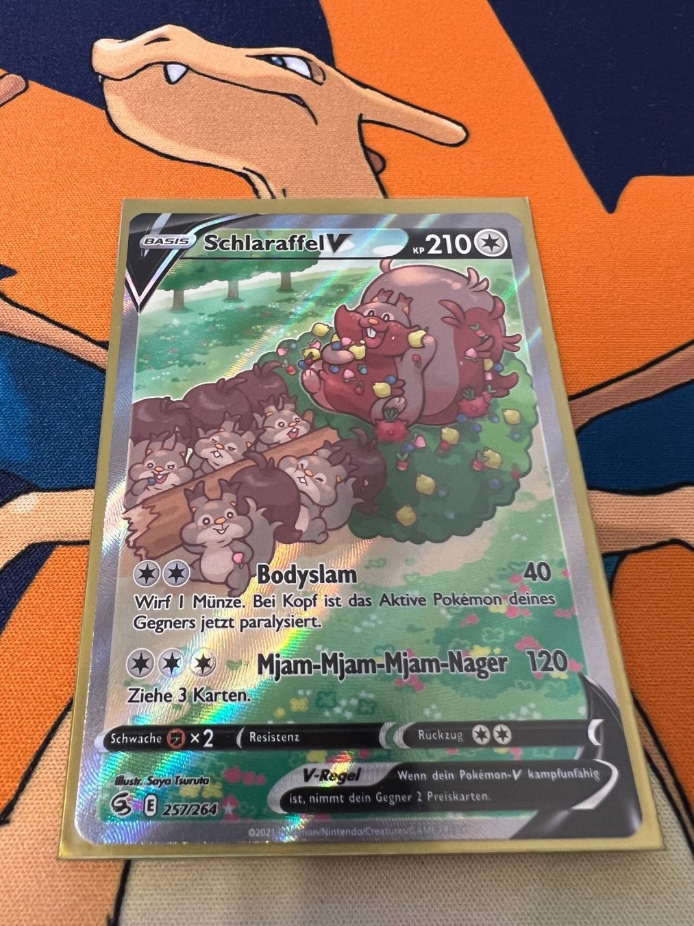 Pokémon Carte collezionabili: Schlaraffel V (FST 257) - Fusionsangriff – Nuovo (secondo la descrizione) da Bülach venduto da Pfrenzel