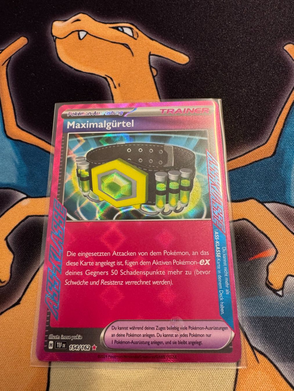 Pokémon Carte collezionabili: Maximalgürtel (TEF 154) - Gewalten der Zeit – Nuovo (secondo la descrizione) da Bülach venduto da Pfrenzel