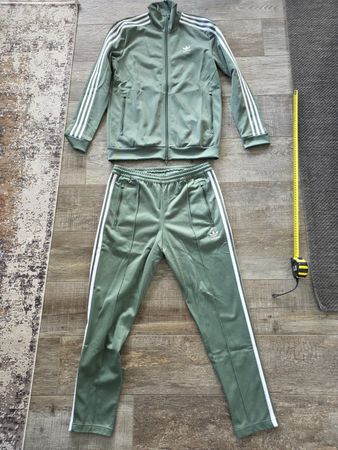 adidas Beckenbauer Tracksuit M grün neu