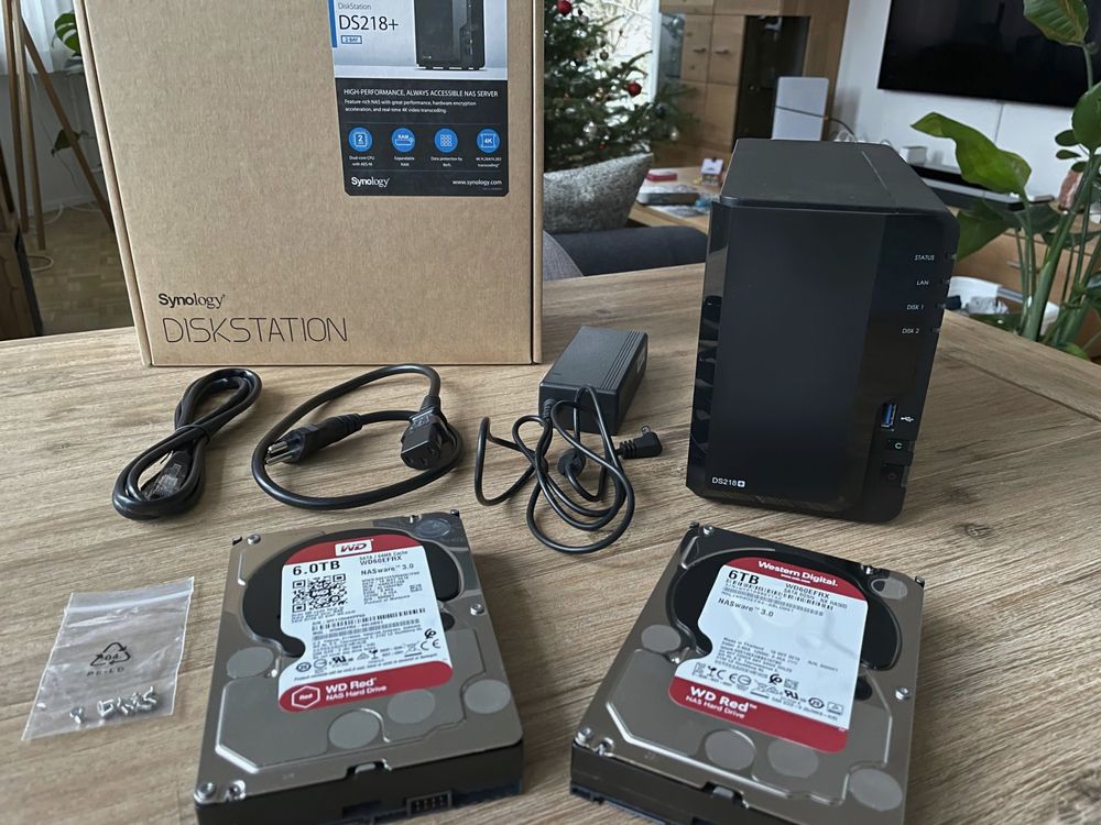 Synology NAS DS218+ inkl. 2x 3.5