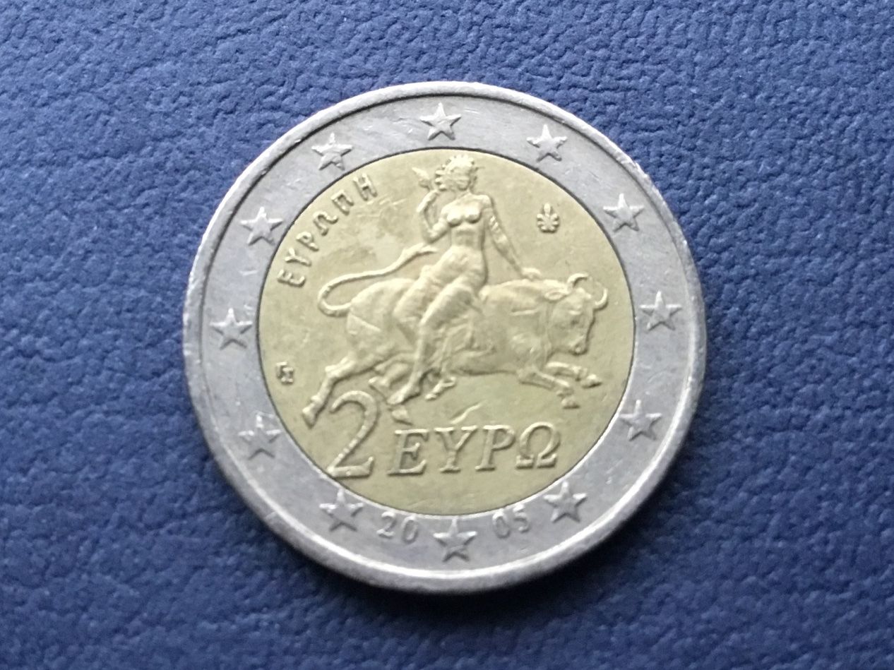 Tutti le monete: 2 Euro Griechland 2005 – Usato da St. Margrethen SG venduto da alfapeugeot10 1