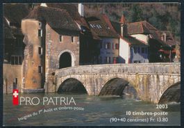 2003 - Pro Patria - Markenheftchen - Ersttag ET