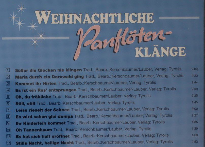 CD: Friedbert Kerschbaumer - Weihnachtliche Panflöten-Klänge – Usato da Luzern venduto da CONTENTI 2