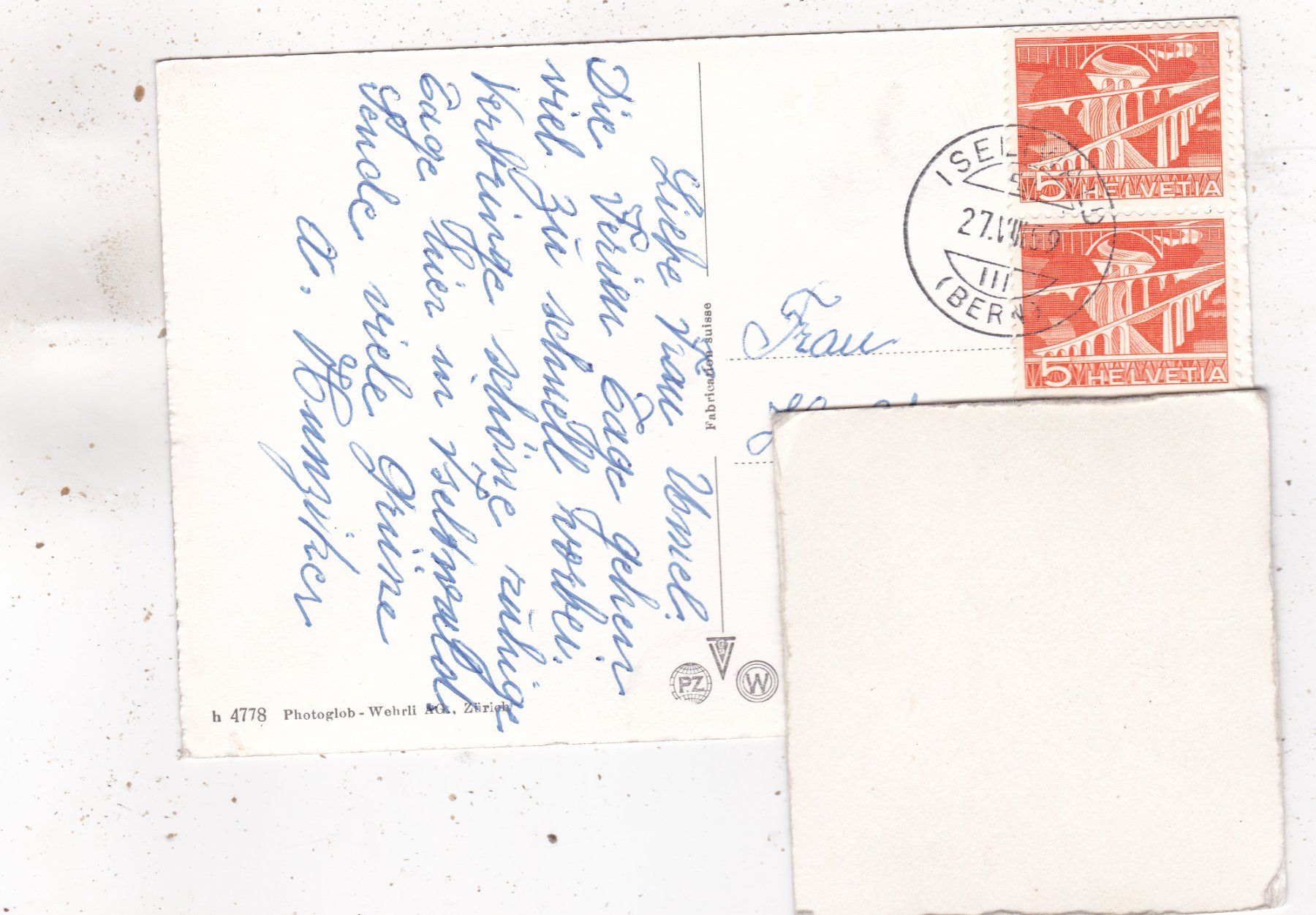Cartes postales: Iseltwald 1959 – D'occasion à Herisau par Lisegrat2008 1