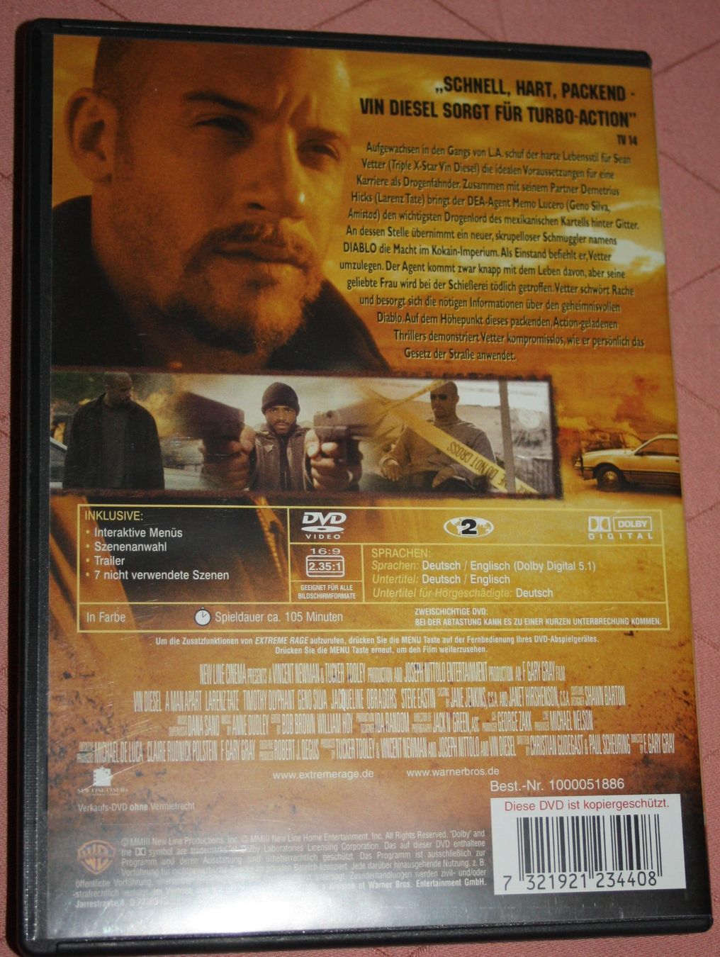 Tutti i DVDs: DVD Extreme Rage (38) – Nuovo (secondo la descrizione) da Flüelen venduto da Rosegarden 1