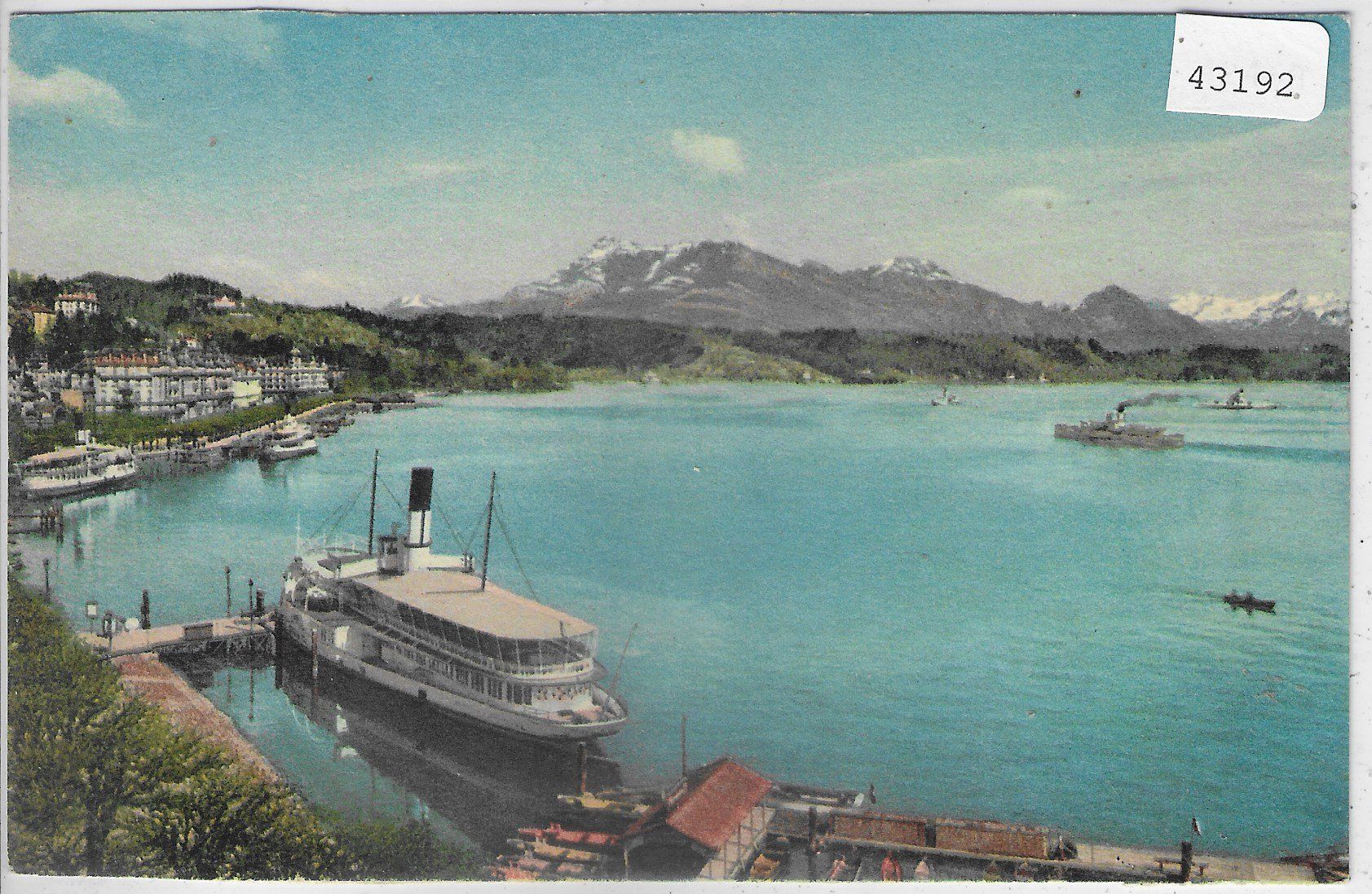 Ansichtskarten: Luzern - Seebucht mit Dampfer – Gebraucht aus Ettingen von Kartenplanet