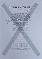 AC/DC Angus Young Autograph signed + COA